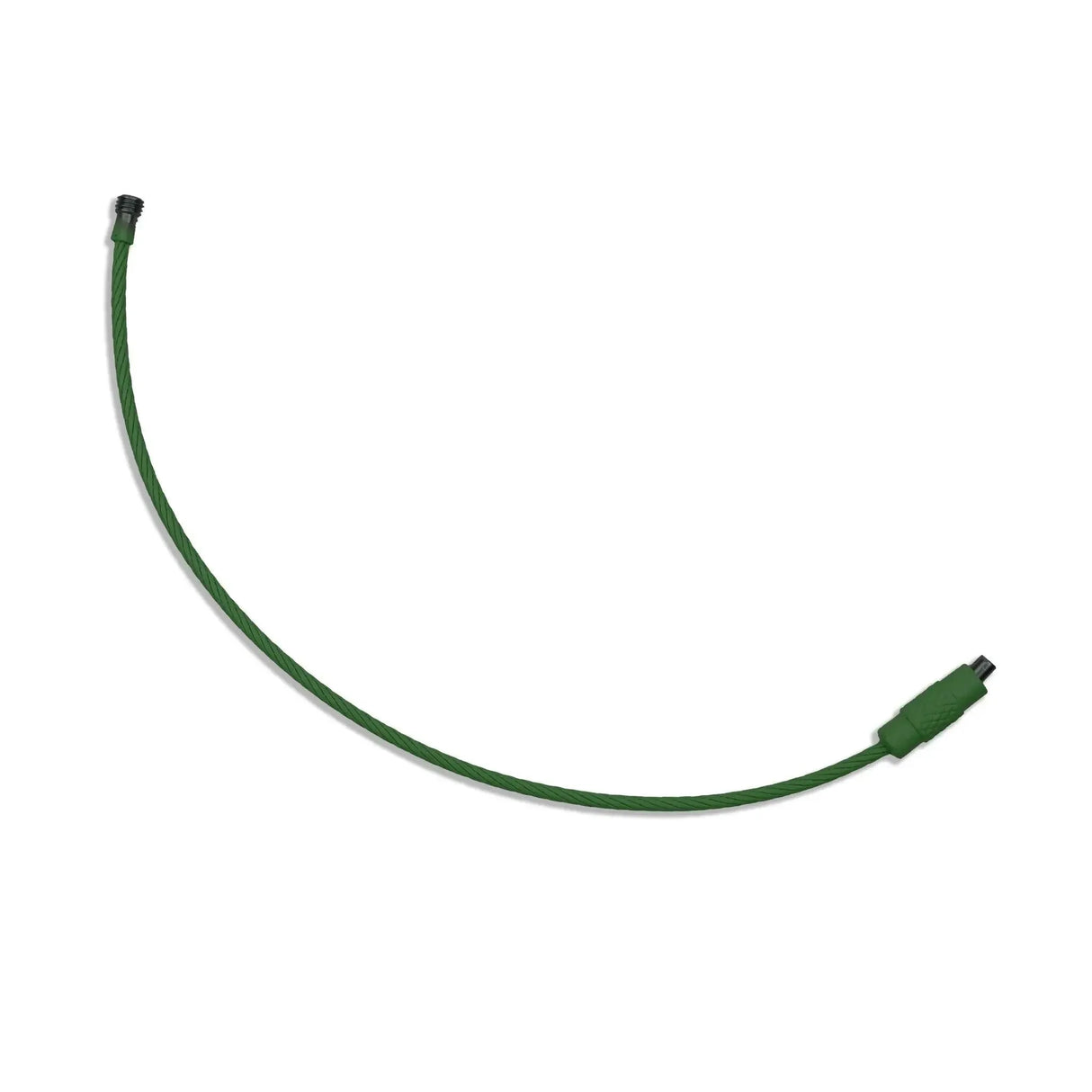 Beadable Charm Tumbler Cable - Dark Green (5 Cables - 6" x 1.5mm thick)