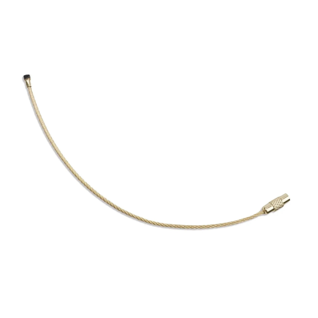 Beadable Charm Tumbler Cable - Gold (5 Cables - 6" x 1.5mm thick)