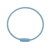 Beadable Charm Tumbler Cable - Light Blue (5 Cables - 6" x 1.5mm thick)