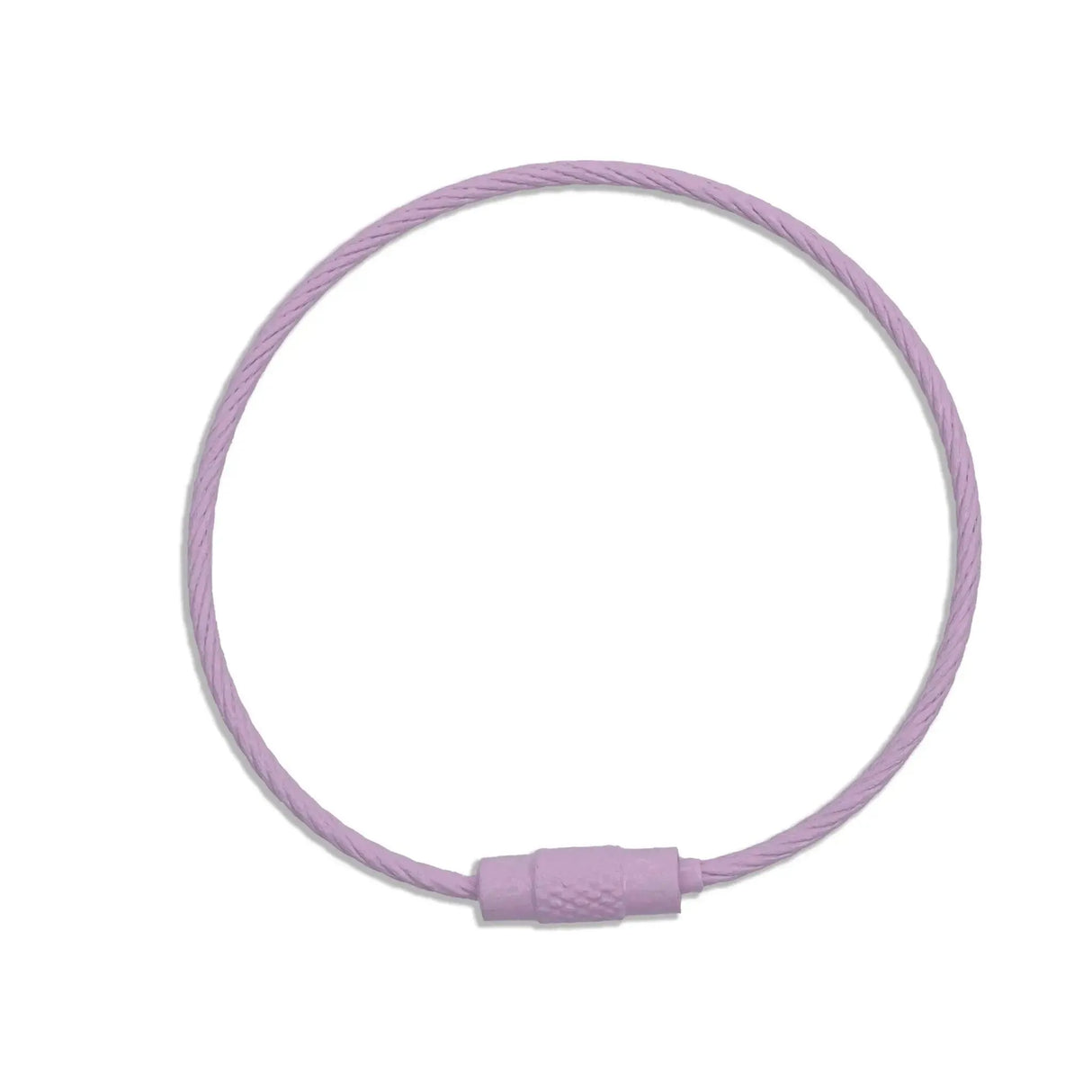 Beadable Charm Tumbler Cable - Light Purple (5 Cables - 6" x 1.5mm thick)
