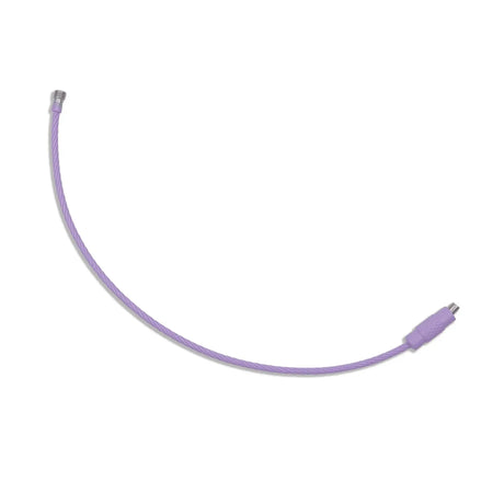 Beadable Charm Tumbler Cable - Light Purple (5 Cables - 6" x 1.5mm thick)