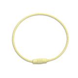Beadable Charm Tumbler Cable - Light Yellow (5 Cables - 6" x 1.5mm thick)
