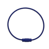 Beadable Charm Tumbler Cable - Navy Blue (5 Cables - 6" x 1.5mm thick)