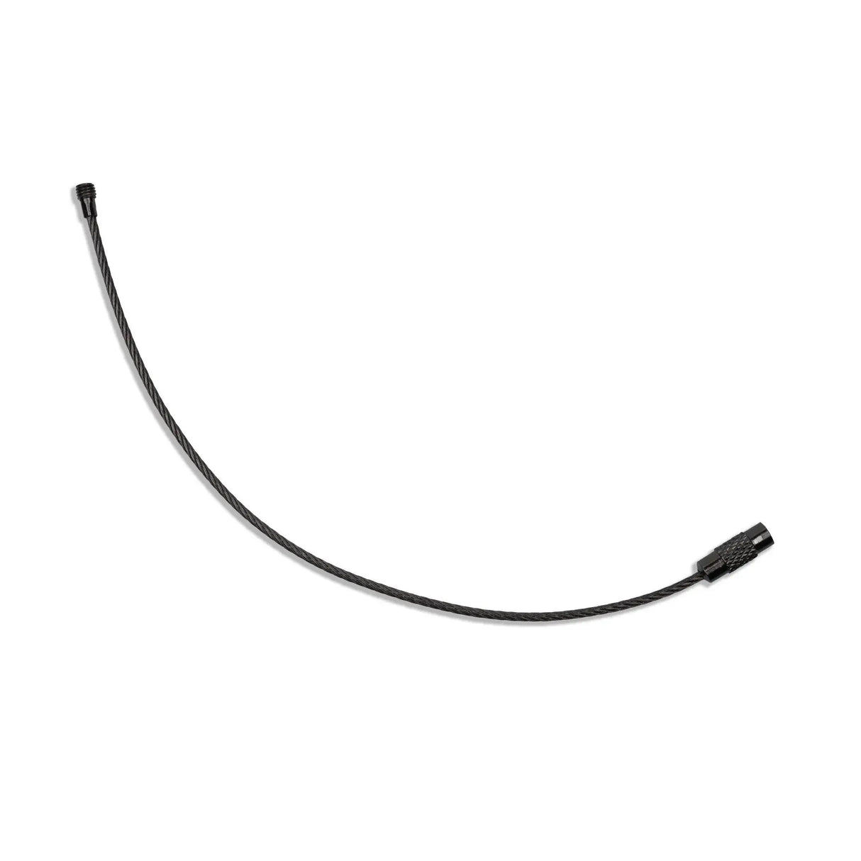 Beadable Charm Tumbler Cable - Pewter (5 Cables - 6" x 1.5mm thick)
