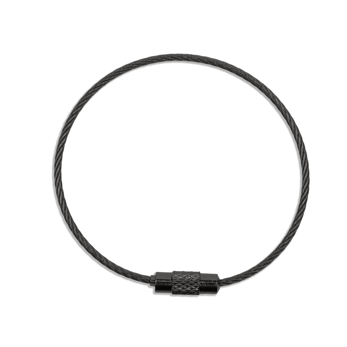 Beadable Charm Tumbler Cable - Pewter (5 Cables - 6" x 1.5mm thick)