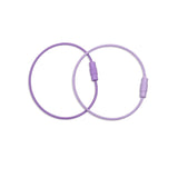 Beadable Charm Tumbler Cable - Purple (5 Cables - 6" x 1.5mm thick)