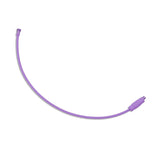 Beadable Charm Tumbler Cable - Purple (5 Cables - 6" x 1.5mm thick)