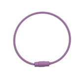 Beadable Charm Tumbler Cable - Purple (5 Cables - 6" x 1.5mm thick)