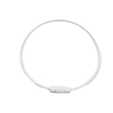 Beadable Charm Tumbler Cable - White (5 Cables - 6" x 1.5mm thick)