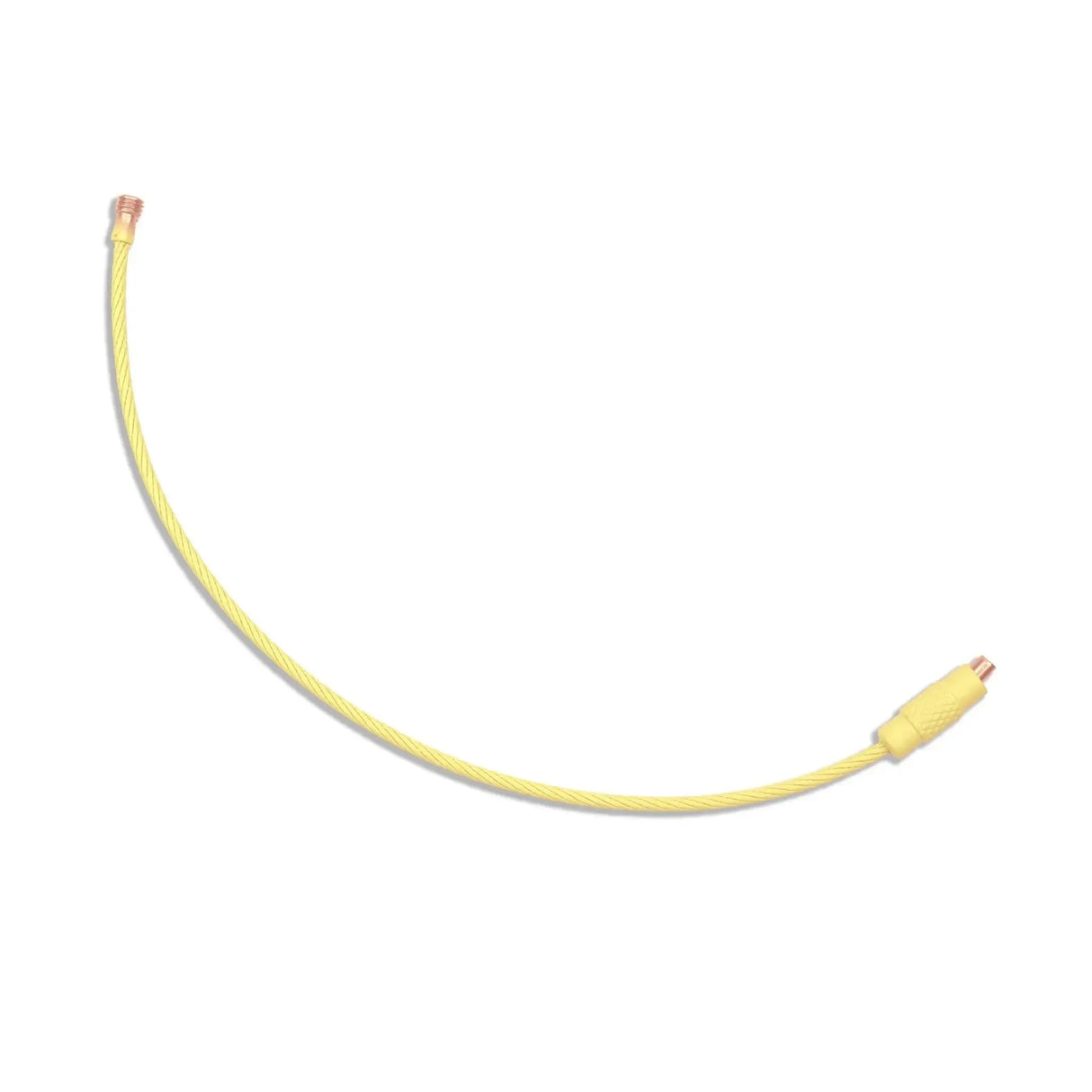 Beadable Charm Tumbler Cable - Yellow (5 Cables - 6" x 1.5mm thick)