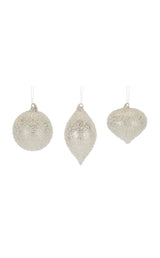 5” Glass Crystal Bead Ornament