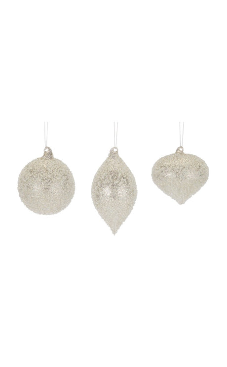 5” Glass Crystal Bead Ornament