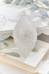 5” Glass Crystal Bead Ornament