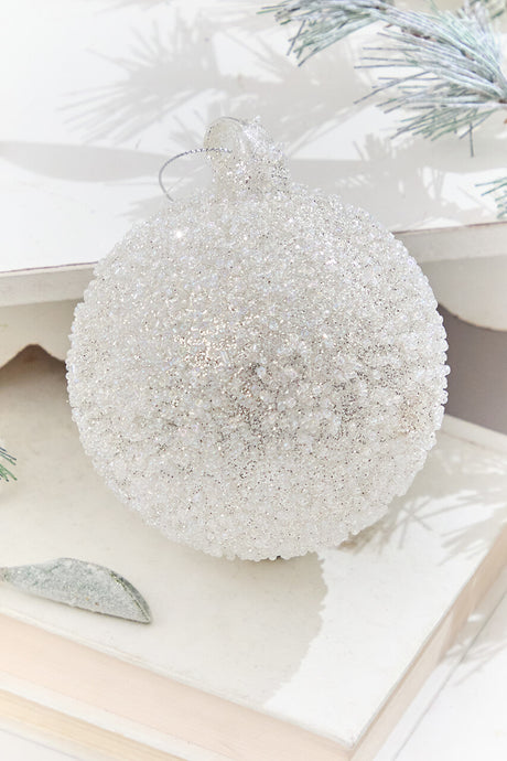 5” Glass Crystal Bead Ornament