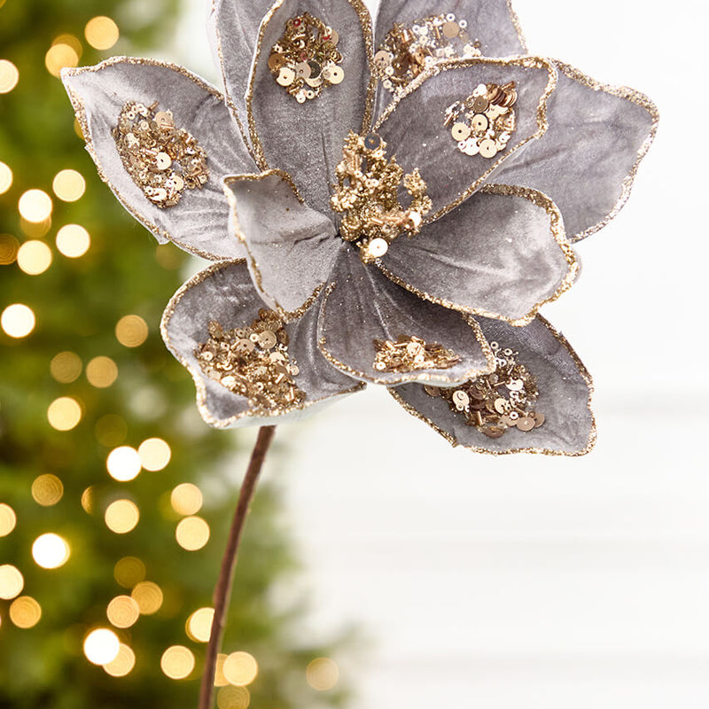 19" x 10" Platinum Magnolia Stem
