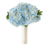 Blue Hydrangea Bridesmaids Bouquets Fresh Wedding Flowers 3 Pack 6 Stems Each