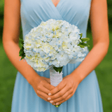 Blue Hydrangea Bridesmaids Bouquets Fresh Wedding Flowers 3 Pack 6 Stems Each