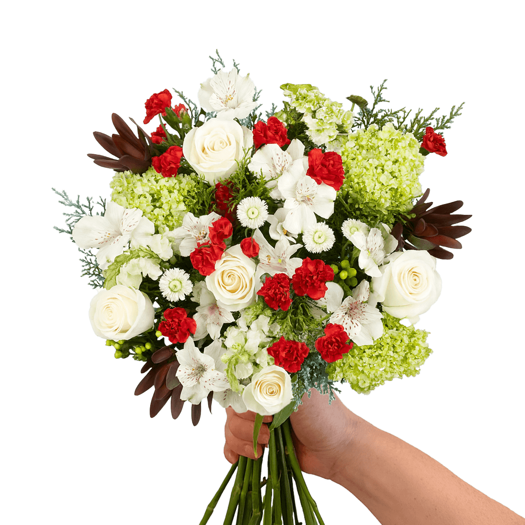 Happy Christmas Bouquets Fresh Flower Arrangement