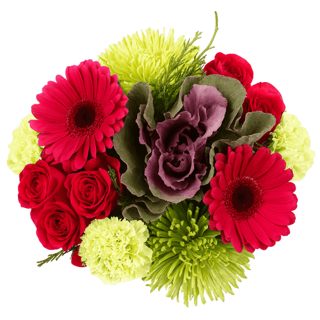 Silent Night Christmas Flower Bouquet Fresh Arrangement