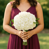 White Hydrangea Bridesmaids Bouquets 6 Sets Fresh Flowers 6 Stems Each