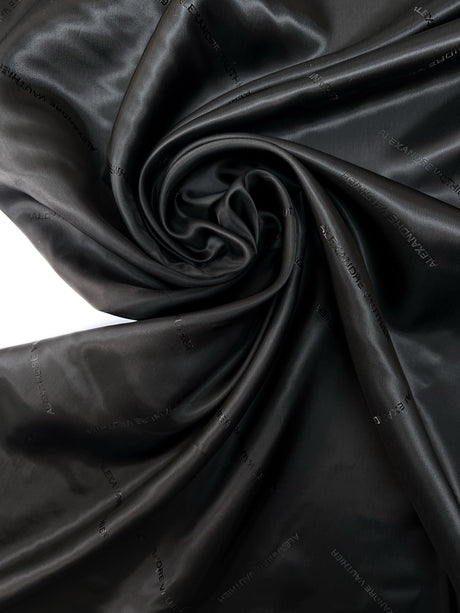 Black Viscose Lining Twill