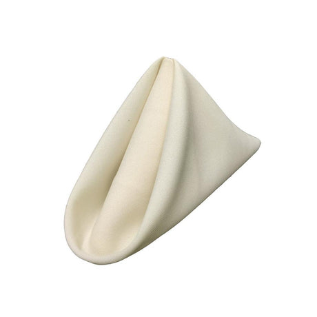 (12 / Pack) Ivory 18″ Polyester Napkin
