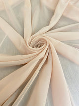 Sheer Beige Chiffon