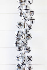5’ Holiday Silver Jingle Bells Garland