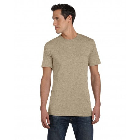 Bella Canvas 3001CVC Cotton Poly T-Shirt Fabric - Heather Tan, Crew Neck, Short Sleeve (1 Piece)
