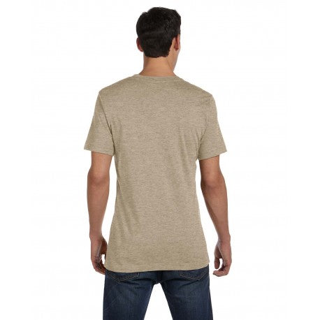 Bella Canvas 3001CVC Cotton Poly T-Shirt Fabric - Heather Tan, Crew Neck, Short Sleeve (1 Piece)