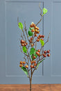 32" Berry Branch Spray - Chestnut