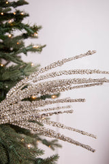 33" Glitter Cluster Berry Spray Christmas Decor