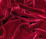 Premium Silk Rayon Velvet Fabric - Azalea, 45" Width (1 Yard)