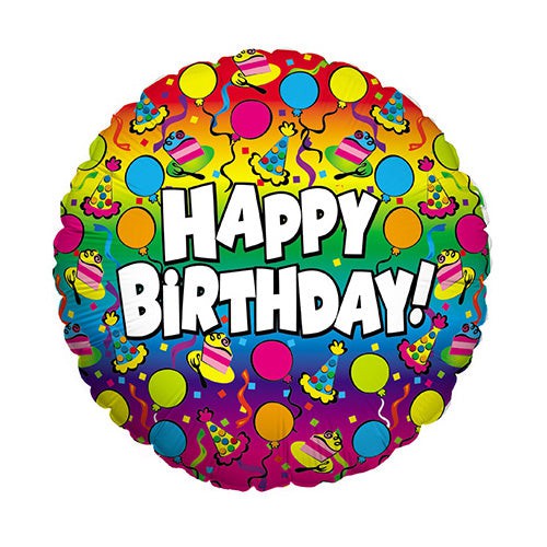 Birthday Rainbow Foil Balloon