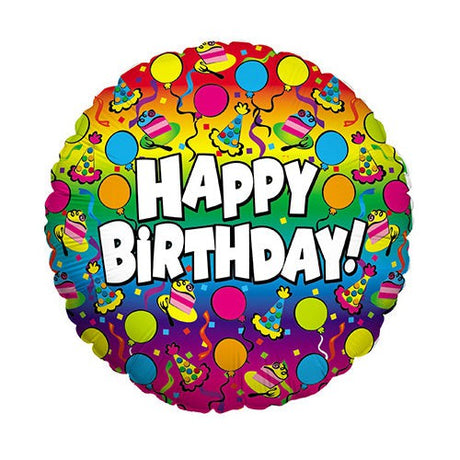 Birthday Rainbow Foil Balloon