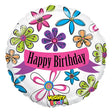 Foil Balloon 21 Inch Mighty Blossom Birthday