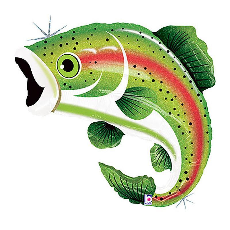 Rainbow Trout Fish Foil Balloon