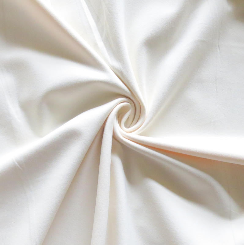 Supplex Lycra Jersey Knit Fabric - Cream