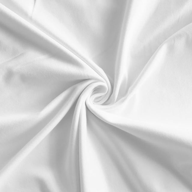 Supplex Lycra Jersey Knit Fabric - Beyond White
