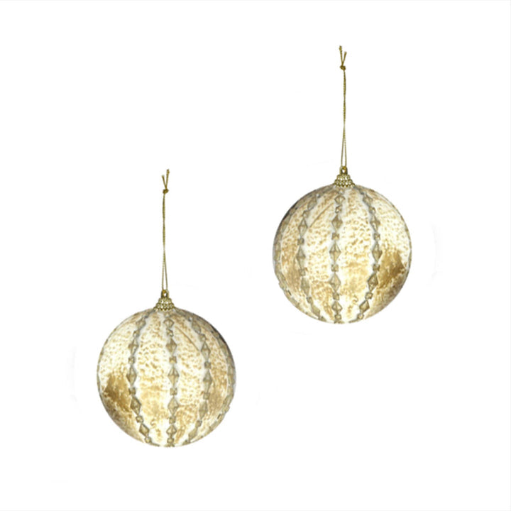 10cm Ball With Stud Accents 2 Pcs