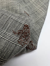 Wool Printed Abstract Striped Fabric