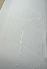 Polyamide Elastane Knitted Fabric White Panel Print