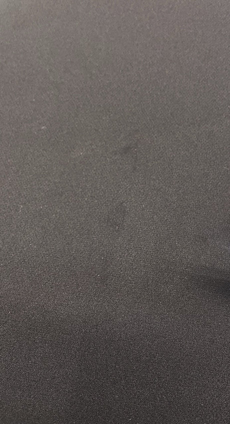 Polyester Elastane Crepe Suit Fabric Black