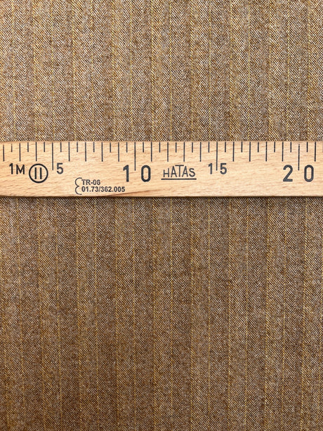Wool Tweed Brown Beige
