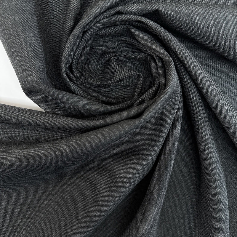 Virgin Wool Melange Gray Black