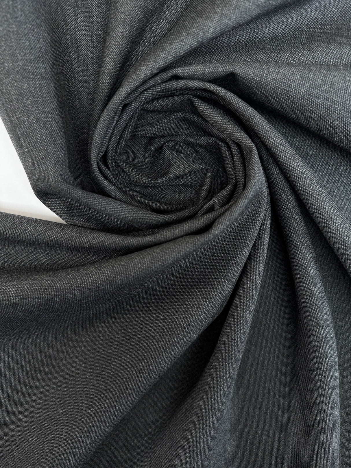 Virgin Wool Melange Gray Black