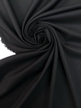 Black Jacquard Polyamide Suiting Fabric