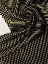 Cotton Lurex Tweed Striped Golden-Black