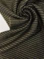 Cotton Lurex Tweed Striped Golden-Black