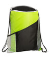 Sprint Angled Drawstring Sports Bag With Pockets